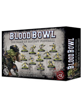 Набір мініатюр BLOOD BOWL: GOBLIN TEAM - SCARCRAG SNIVELLERS 99120909007 фото