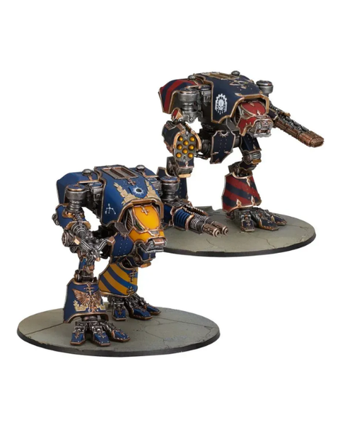 Набор миниатюр Titan Legions - Warhound Titans With Ursus Claws and Melta Lances 99122608001 фото