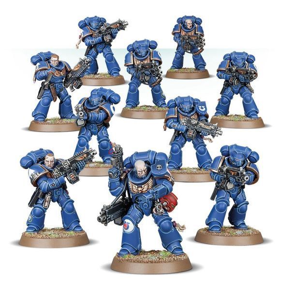 Набір мініатюр SPACE MARINES - INTERCESSOR SQUAD 99120101309 фото