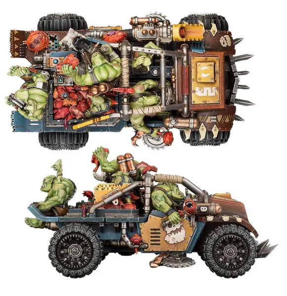 Мініатюра WARHAMMER 40000: ORKS - RUKKATRUKK SQUIGBUGGY 99120103102 фото