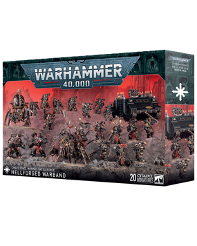 Набір мініатюр CHAOS SPACE MARINES: HELLFORGED WARBAND 99120102250 фото