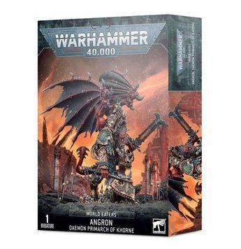 Мініатюра WORLD EATERS - ANGRON DAEMON PRIMARCH OF KHORNE 99120102152 фото