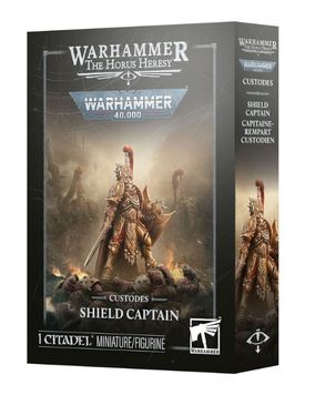 Мініатюра WARHAMMER 40000/HORUS HERESY: CUSTODES - SHIELD CAPTAIN 99123043018 фото