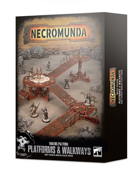 Терейн NECROMUNDA: THATOS PATTERN - PLATFORMS / WALKWAYS 99120599051 фото