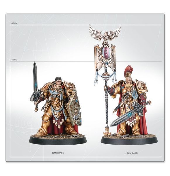 Набір мініатюр WARHAMMER 40000/HORUS HERESY: CUSTODES - SENTINEL GUARD SODALITY 99123043022 фото