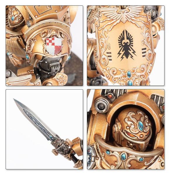 Мініатюра WARHAMMER 40000/HORUS HERESY: CUSTODES - CUSTODIAN DREADNOUGHT 99123043023 фото