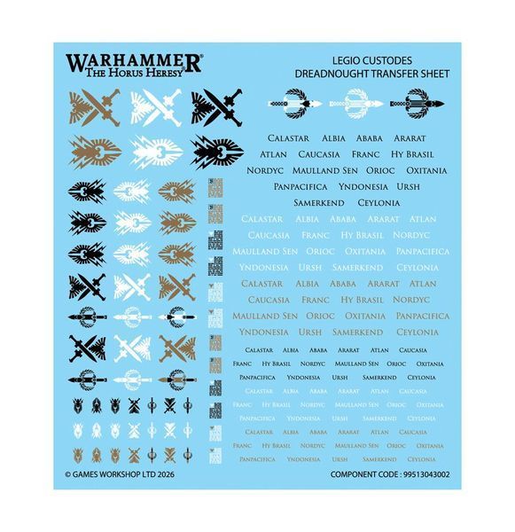 Мініатюра WARHAMMER 40000/HORUS HERESY: CUSTODES - CUSTODIAN DREADNOUGHT 99123043023 фото
