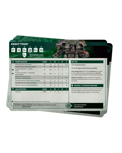 Карти DATASHEET CARDS: CHAOS KNIGHTS (ENG) 60050102013 фото Карти DATASHEET CARDS: CHAOS KNIGHTS (ENG) 60050102013 фото