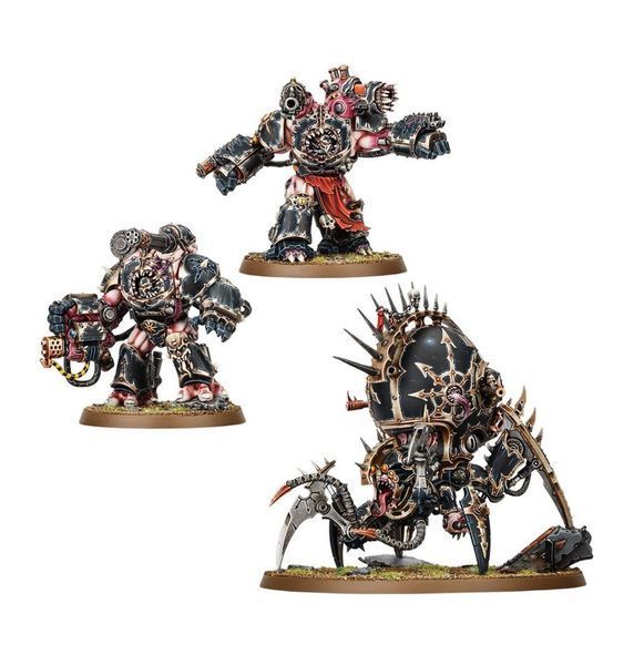 Набір мініатюр WARHAMMER 40000: BATTLEFORCE - CHAOS SPACE MARINES WARBAND 99120102252 фото Набір мініатюр WARHAMMER 40000: BATTLEFORCE - CHAOS SPACE MARINES WARBAND 99120102252 фото
