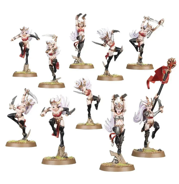 Набір мініатюр AGE OF SIGMAR: DAUGHTERS OF KHAINE - WITCH AELVES 99120212034 фото