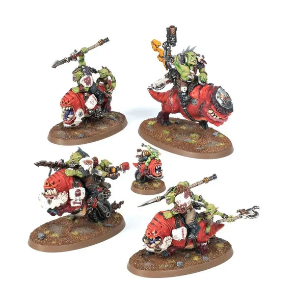 Набор миниатюр WARHAMMER 40000: ORKS - SQUIGHOG BOYZ 99120103076 фото
