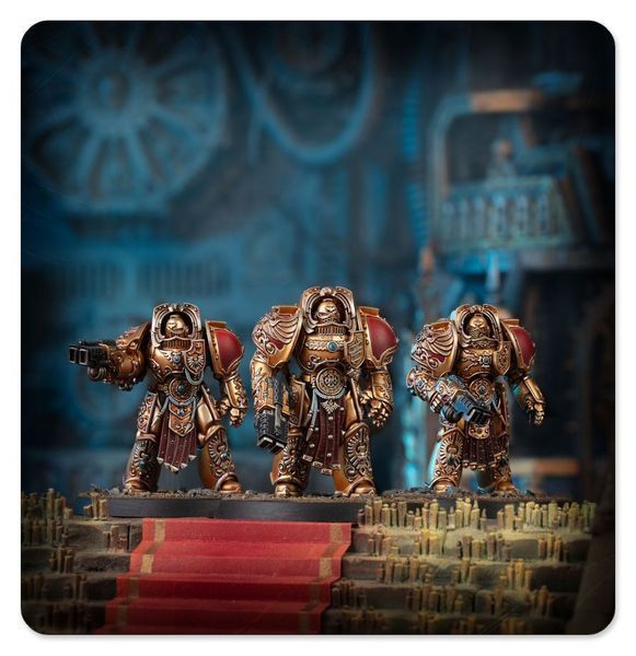 Набір мініатюр WARHAMMER 40000/HORUS HERESY: CUSTODES - AQUILON TERMINATOR SODALITY 99123043011 фото