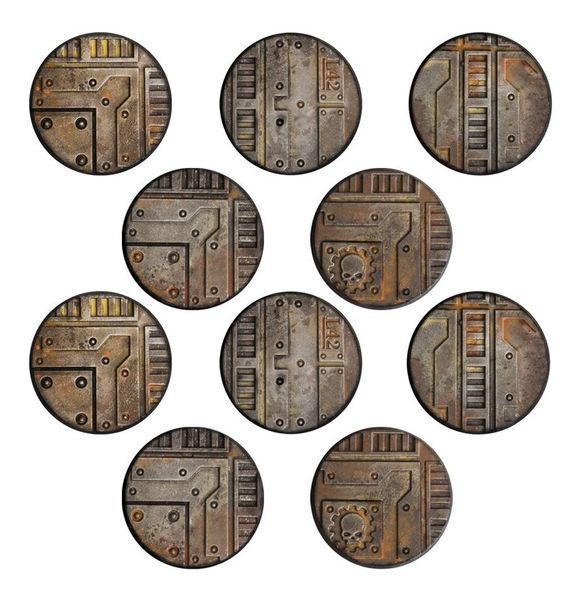 Набір підставок WARHAMMER 40000: NECROMUNDA - 32MM BASES (X10) 99070599002 фото