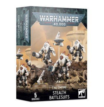 Набір мініатюр TAU EMPIRE - STEALTH BATTLESUITS 99120113081 фото