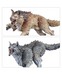 Набор миниатюр SPACE WOLVES: WOLF GUARD HEADTAKERS 99120101437 фото 3