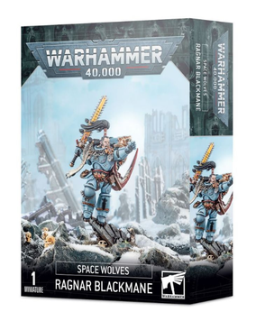 Мініатюра WARHAMMER 40000: SPACE WOLVES - RAGNAR BLACKMANE 99120101275 фото