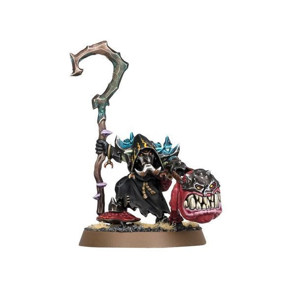 Миниатюра GLOOMSPITE GITZ - SQUIGBOSS WITH GNASHA-SQUIG 99070209009 фото