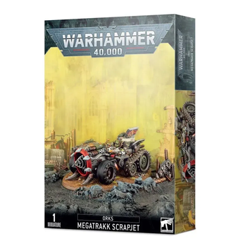 Мініатюра WARHAMMER 40000: ORKS - MEGATRAKK SCRAPJET 99120103101 фото