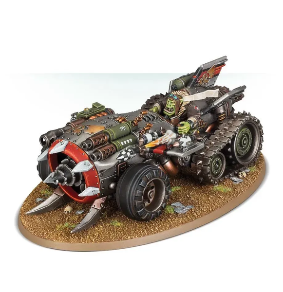 Миниатюра WARHAMMER 40000: ORKS - MEGATRAKK SCRAPJET 99120103101 фото
