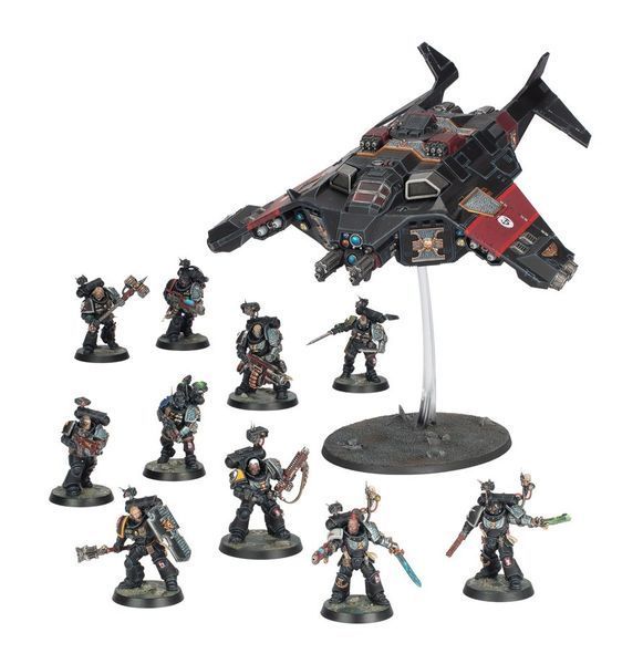 Набір мініатюр WARHAMMER 40000: ARMAGEDDON BATTALION - DEATHWATCH 99120109017 фото
