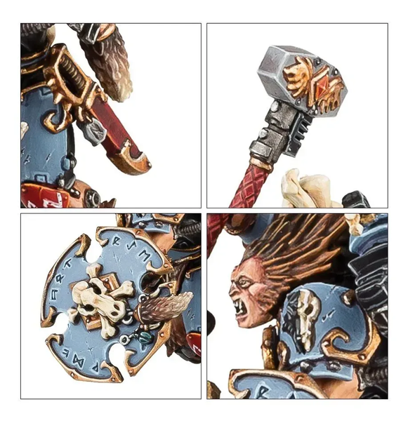 Набор миниатюр WARHAMMER 40000: SPACE WOLVES - WULFEN 99120101349 фото