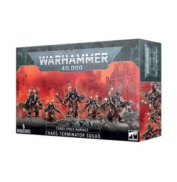 Набір мініатюр WARHAMMER 40000: CHAOS SPACE MARINES - TERMINATORS 99120102171 фото