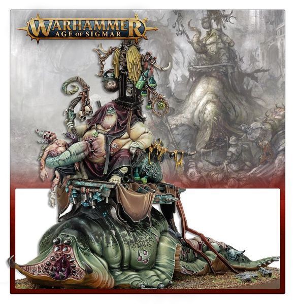 Миниатюра MAGGOTKIN OF NURGLE: FESTUS THE LEECHLORD 99120201206 фото