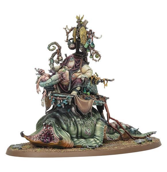 Миниатюра MAGGOTKIN OF NURGLE: FESTUS THE LEECHLORD 99120201206 фото