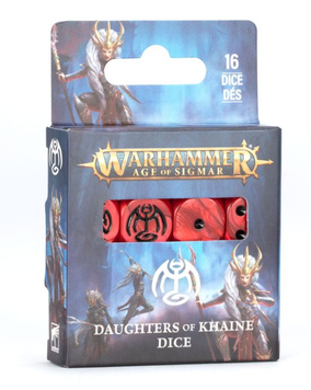 Кубики для гри AGE OF SIGMAR: DAUGHTERS OF KHAINE - DICE 99220212005 фото