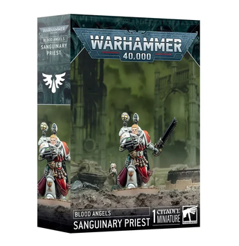 Мініатюра WARHAMMER 40000: BLOOD ANGELS- SANGUINARY PRIEST 99120101415 фото