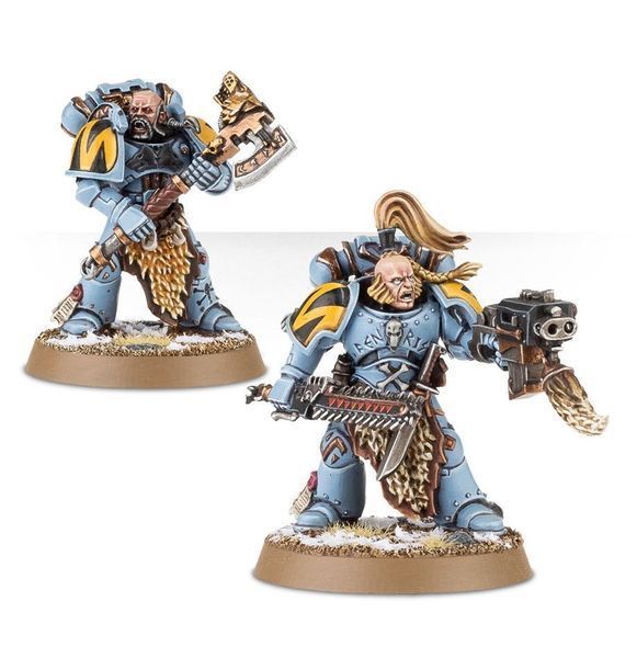 Набір мініатюр SPACE WOLVES - GREY HUNTERS 99120101347 фото