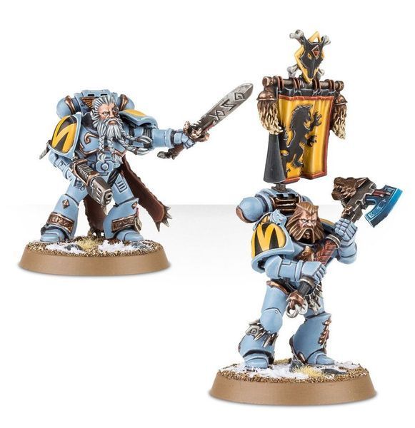 Набір мініатюр SPACE WOLVES - GREY HUNTERS 99120101347 фото