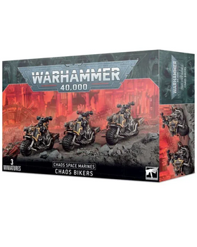 Набір мініатюр WARHAMMER 40000: CHAOS SPACE MARINES - CHAOS BIKERS 99120102167 фото