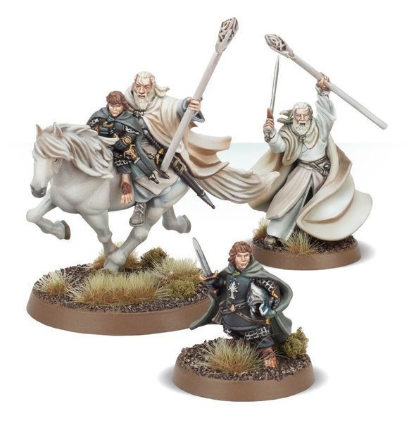 Набор миниатюр LORD OF THE RINGS: MIDDLE-EARTH - GANDALF THE WHITE AND PEREGRIN TOOK 99121499037 фото