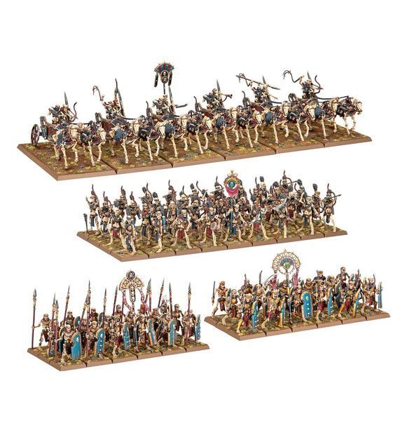 Набір мініатюр THE OLD WORLD: TOMB KINGS OF KHEMRI - HOST OF NEHEKHARA ARMY REINFORCEMENT SET 99122717012 фото