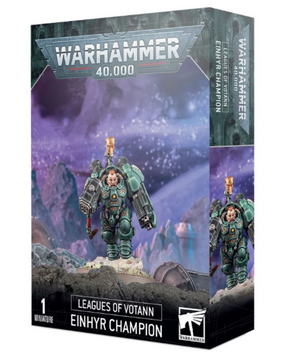 Мініатюра WARHAMMER 40000: LEAGUES OF VOTANN - EINHYR CHAMPION 99120118012 фото