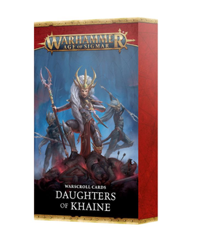 Карти AGE OF SIGMAR: WARSCROLL CARDS - DAUGHTERS OF KHAINE ENG 60050212003 фото