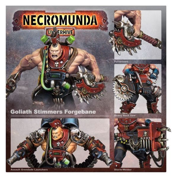 Набір мініатюр NECROMUNDA: GOLIATH STIMMERS AND FORGE-BORN 99120599018 фото