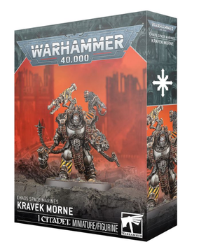 Мініатюра WARHAMMER 40000: CHAOS SPACE MARINES - KRAVEK MORNE 99120102251 фото