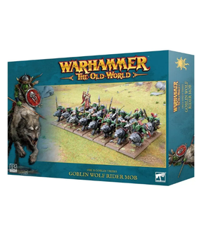 Набір мініатюр THE OLD WORLD: ORC & GOBLIN TRIBES - GOBLIN WOLF RIDER MOB 99122709007 фото