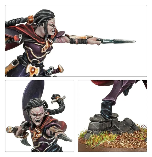 Миниатюра AGE OF SIGMAR: DAUGHTERS OF KHAINE - MALENETH WITCHBLADE 99120212041 фото
