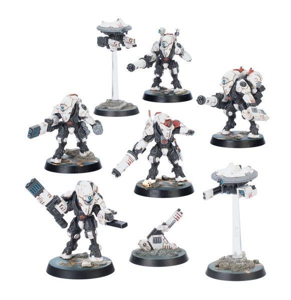 Набір мініатюр KILL TEAM: XV26 STEALTH BATTLESUITS 99120113102 фото