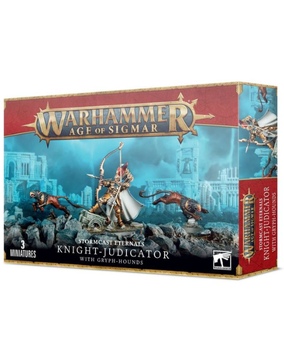 Набір мініатюр AGE OF SIGMAR: STORMCAST ETERNALS - KNIGHT-JUDICATOR WITH GRYPH-HOUNDS 99120218050 фото