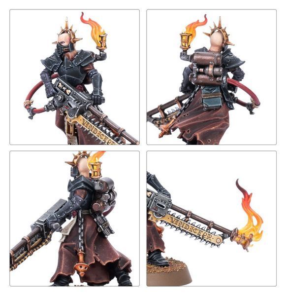 Набор миниатюр ADEPTA SORORITAS - MINISTORUM PRIEST WITH VINDICTOR 99070108012 фото