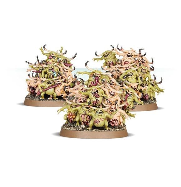 Набір мініатюр MAGGOTKIN OF NURGLE - NURGLINGS 99129915060 фото