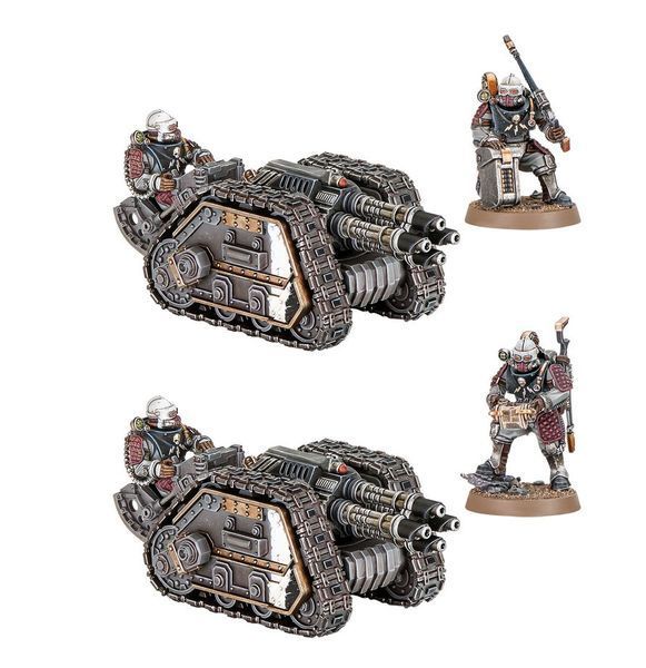 Набір мініатюр HORUS HERESY: SOLAR AUXILIA - RAPIER DIRECT FIRE BATTERY 99123005018 фото