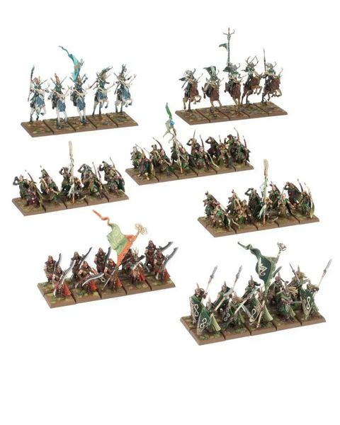 Набор миниатюр BATTALION: WOOD ELF REALMS 99122704001 фото