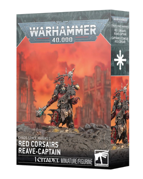 Мініатюра WARHAMMER 40000: CHAOS SPACE MARINES - RED CORSAIRS REAVE-CAPTAIN 99120102222 фото