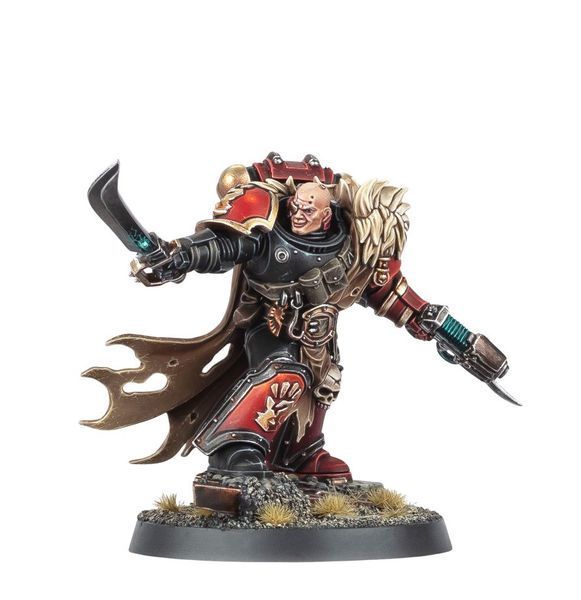 Миниатюра WARHAMMER 40000: CHAOS SPACE MARINES - RED CORSAIRS REAVE-CAPTAIN 99120102222 фото