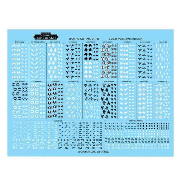 Набор миниатюр L/I: FELLBLADE/GLAIVE SUPER-HEAVY TANKS 99122601026 фото